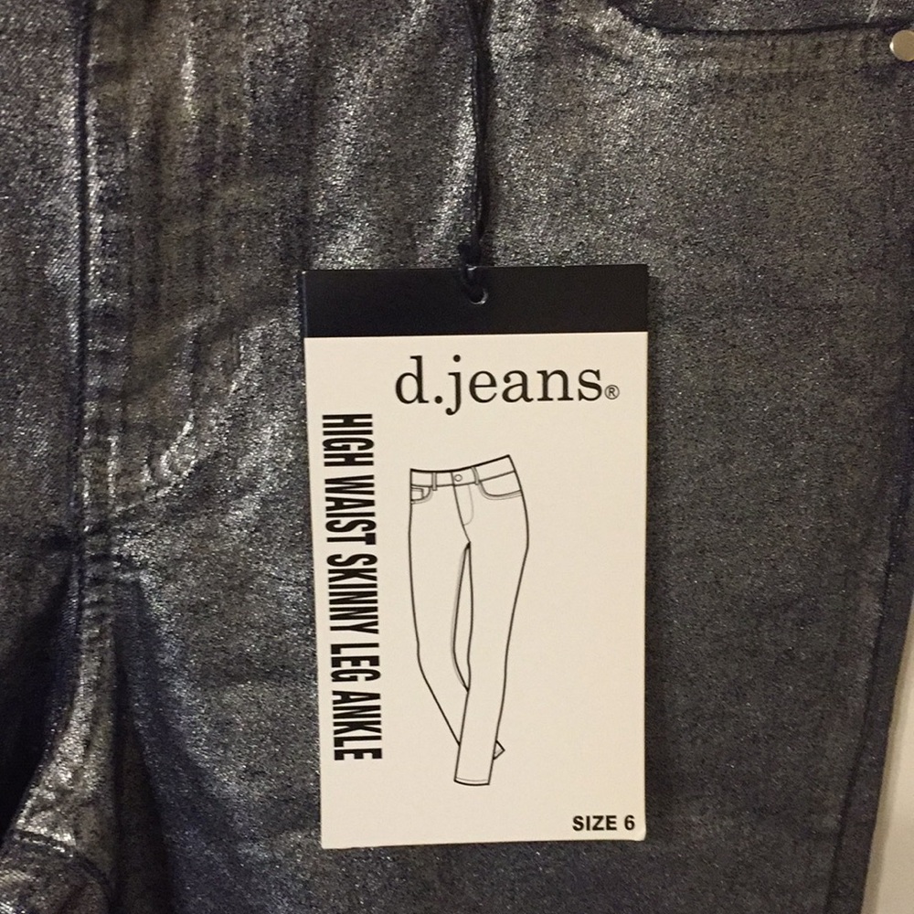 D .jeans high waist skinny leg ankle size 6 new - Picture 4 of 7